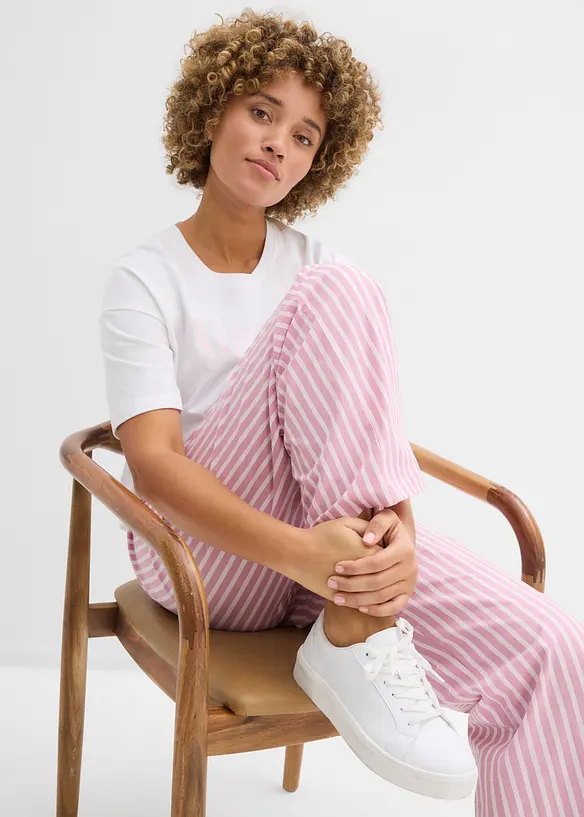 Palazzo-Hose aus Baumwoll-Mix, bonprix