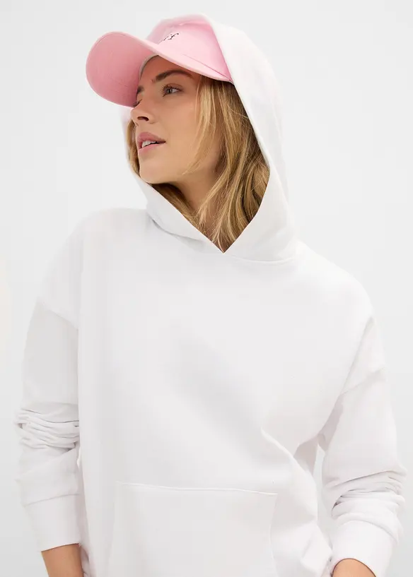 Sweat &agrave; capuche doux et oversize, bonprix