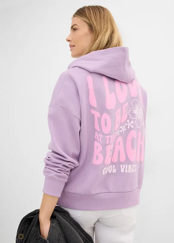 Oversize-Hoodie aus weichem Baumwoll-Mix, bonprix