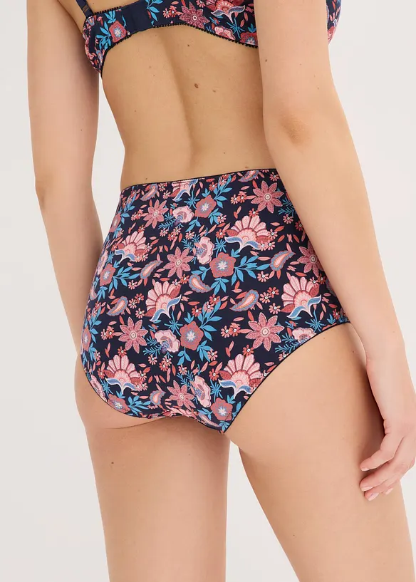 Lot de 4 slips taille haute coton, bonprix