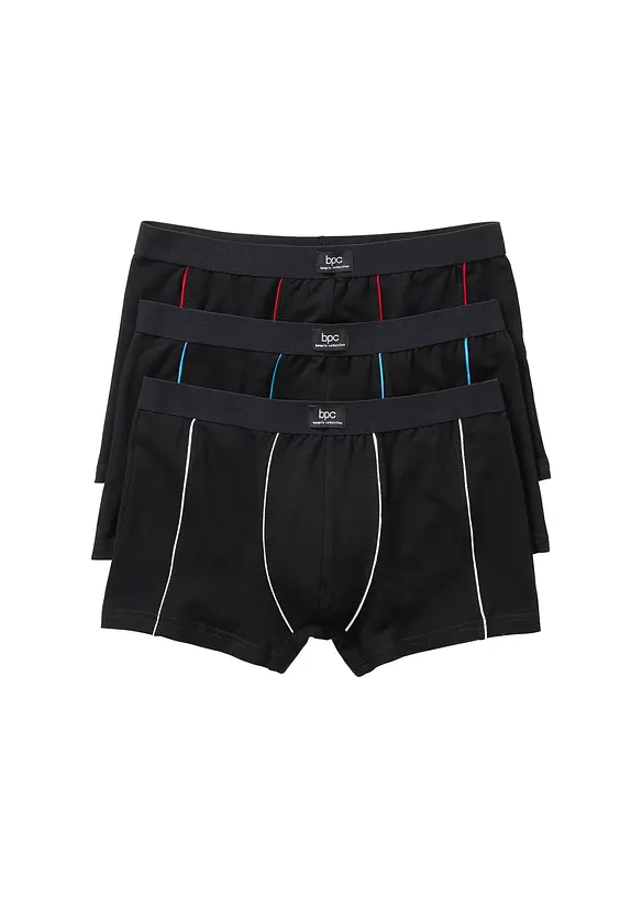 Lot de 3 boxers coton, bonprix