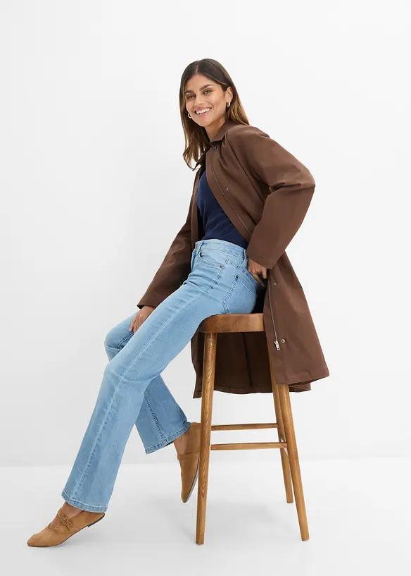 Bootcut Jeans Mid Waist, Komfort-Stretch, bonprix