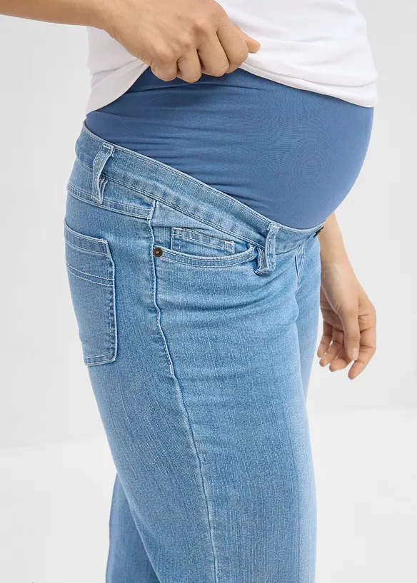 Jean large de grossesse, long et extensible, bonprix