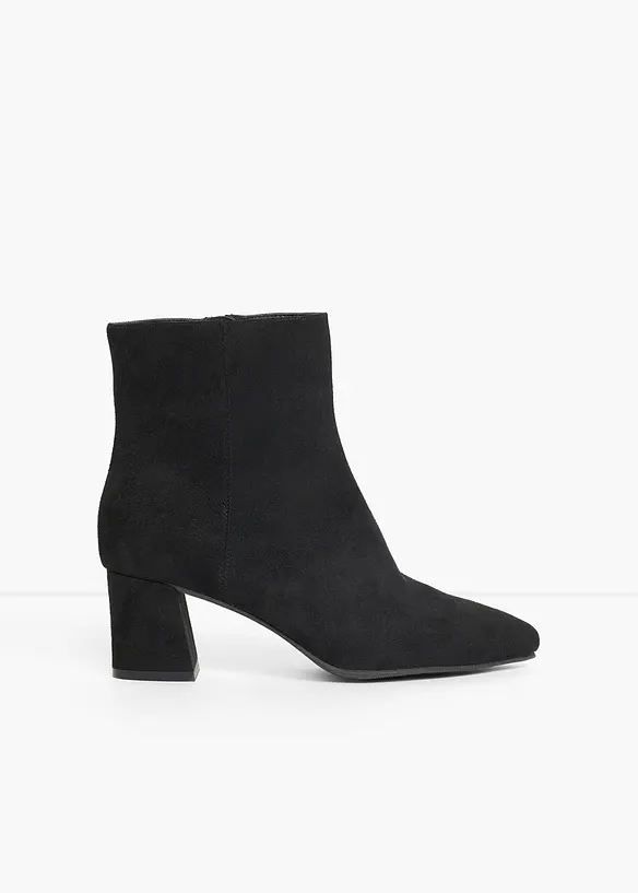 Bottines &agrave; talon bloc, bonprix