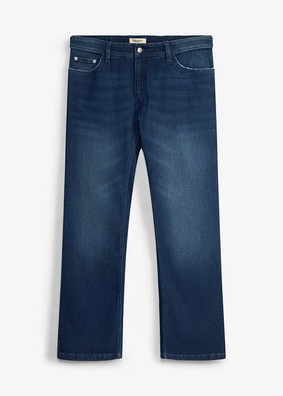 Jean regular et bootcut &agrave; taille &eacute;lastiqu&eacute;e, bonprix