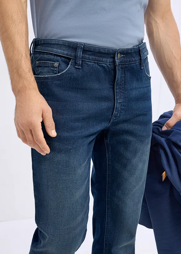 Jean regular et bootcut &agrave; taille &eacute;lastiqu&eacute;e, bonprix