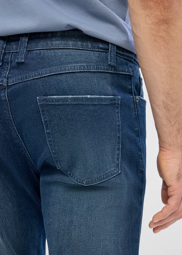 Jean regular et bootcut &agrave; taille &eacute;lastiqu&eacute;e, bonprix