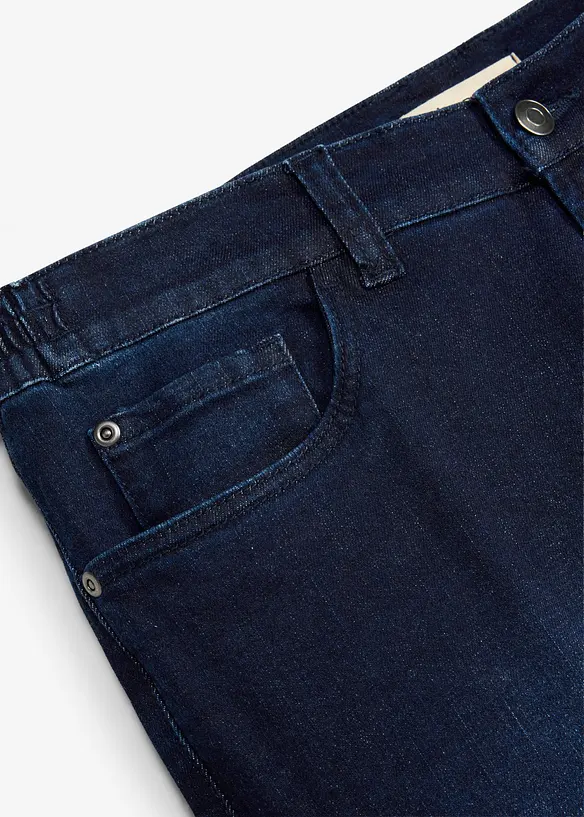 Jean slim et droit &agrave; taille &eacute;lastiqu&eacute;e, bonprix