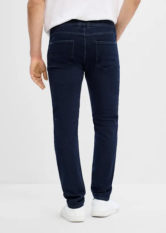 Jean slim et droit &agrave; taille &eacute;lastiqu&eacute;e, bonprix