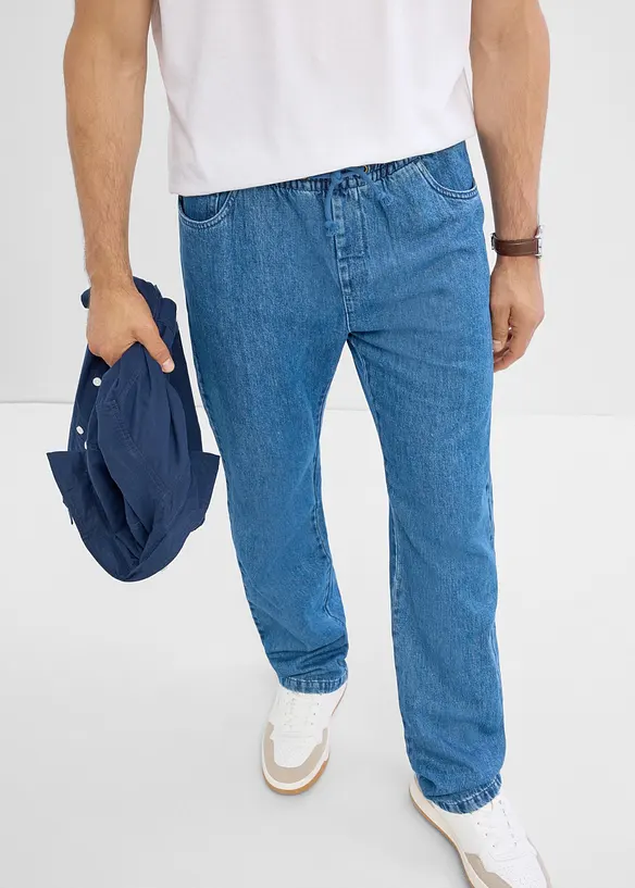Jean jogger classique et droit, bonprix