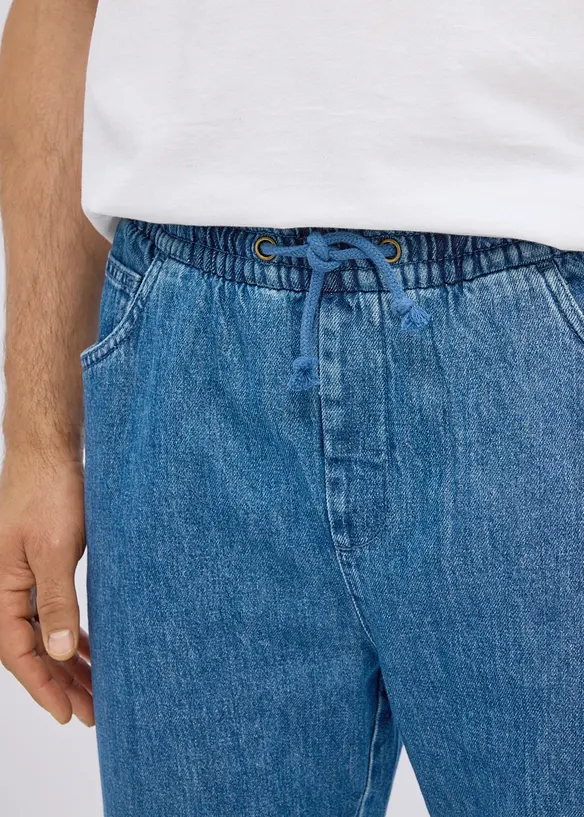 Jean jogger classique et droit, bonprix