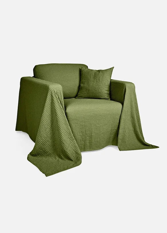 Couvre-lit en tissu gaufr&eacute;, bonprix
