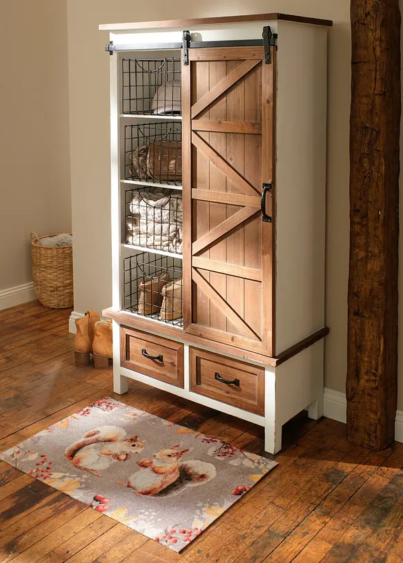 Paillasson lavable motif &eacute;cureuils, bonprix