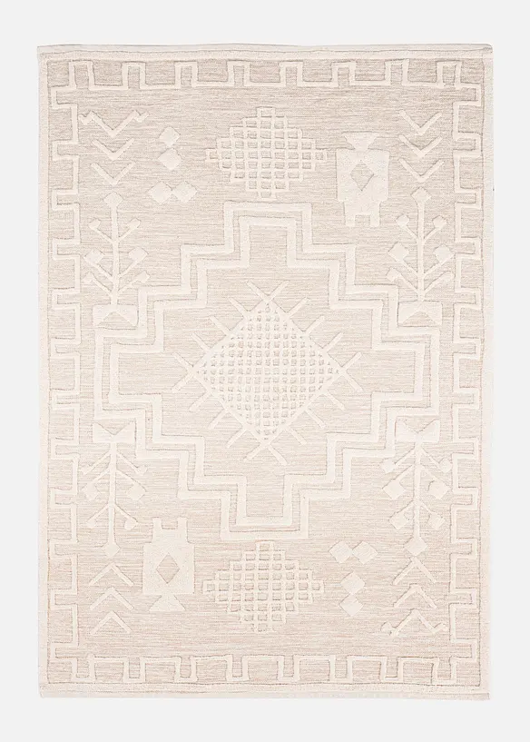 Tapis oriental textur&eacute; en coton, bonprix