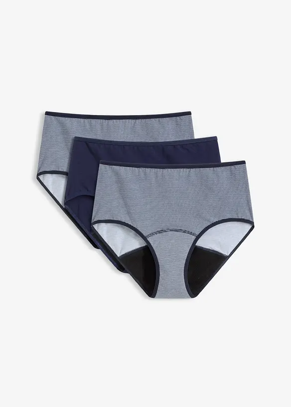 Perioden Maxipanty mit mittlerer Saugst&auml;rke (3er Pack), bonprix