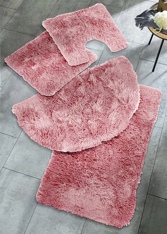 Memory Schaum Badematte mit Synthetik Fell, bonprix