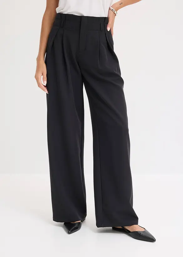Bundfaltenhose mit Bequembund, bonprix