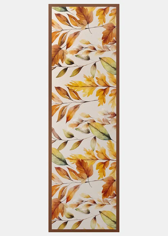 Waschbare Fu&szlig;matte mit Bl&auml;ttern, bonprix