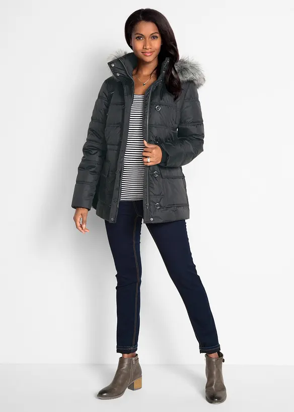 Veste matelass&eacute;e &agrave; capuche, bonprix