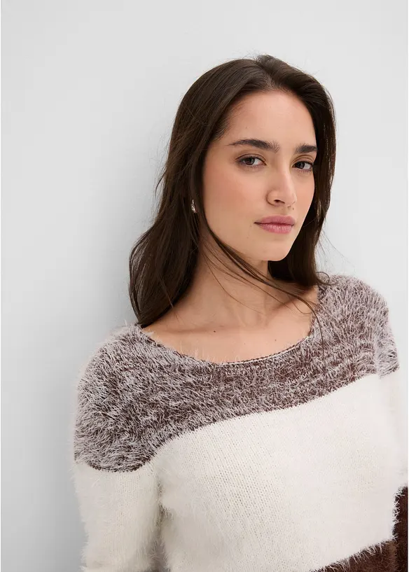 Grobstrick-Pullover, bonprix