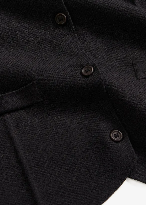 Gilet sans manches en maille, dos ajour&eacute;, bonprix