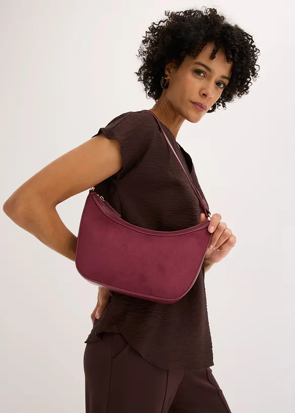 Petit sac &agrave; bandouli&egrave;re en su&eacute;dine, bonprix
