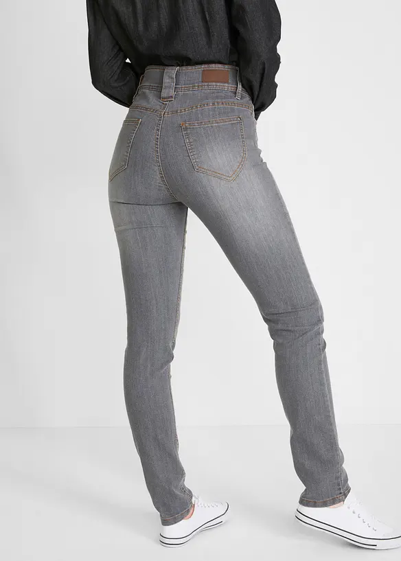 Jean slim taille haute, extensible, bonprix