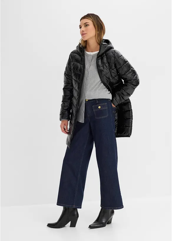 Steppjacke in Metallic-Optik, bonprix