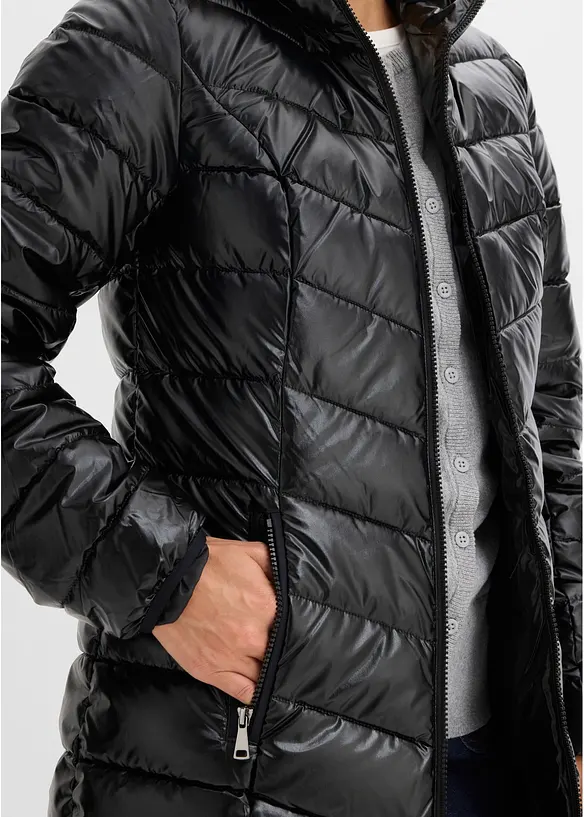 Steppjacke in Metallic-Optik, bonprix