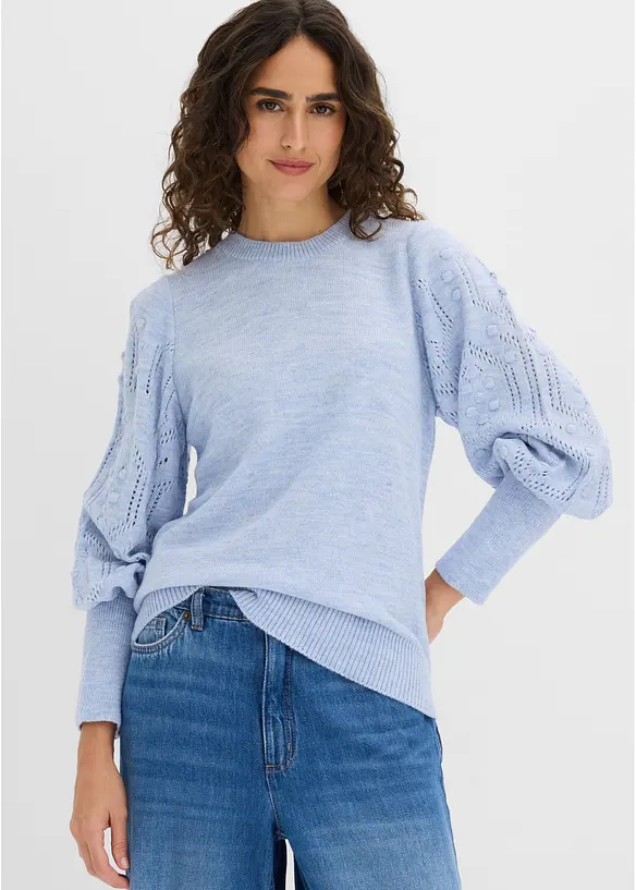 Pullover mit Ajourmuster, bonprix