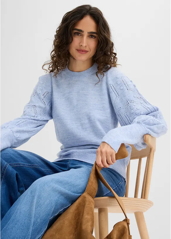 Pullover mit Ajourmuster, bonprix