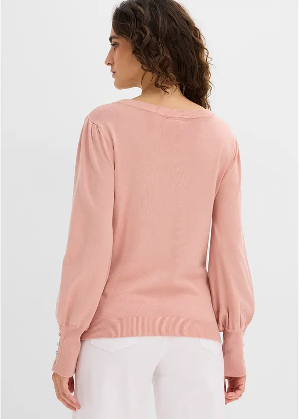 Pull en fine maille, viscose majoritaire, bonprix