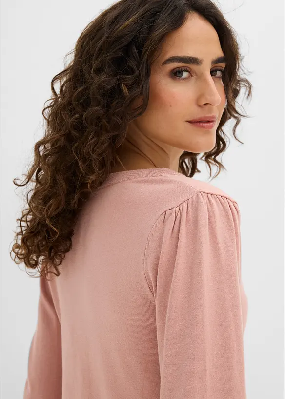 Pull en fine maille, viscose majoritaire, bonprix