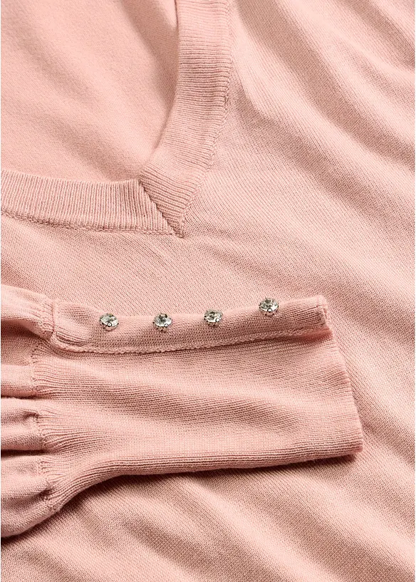 Pull en fine maille, viscose majoritaire, bonprix