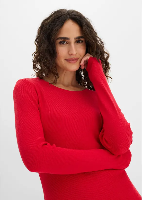 Strickkleid aus Viskose- Mix, bonprix