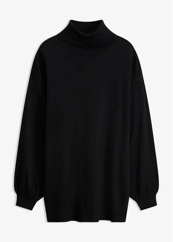 Rollkragenpullover aus Viskose-Mix, bonprix