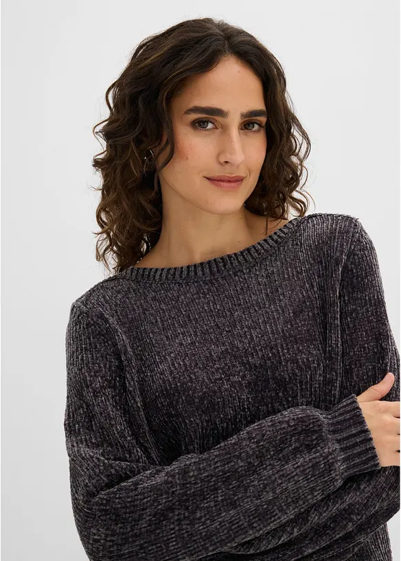 Chenille-Longpullover, bonprix