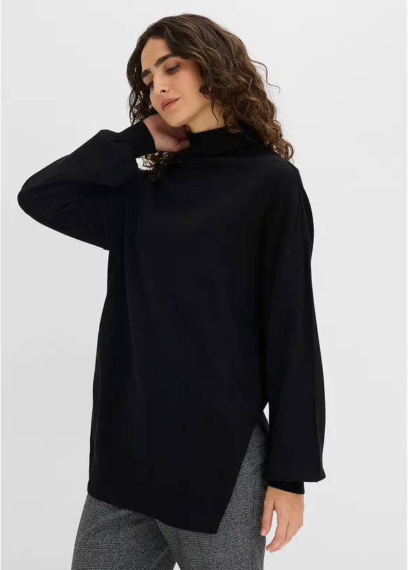 Rollkragenpullover aus Viskose-Mix, bonprix