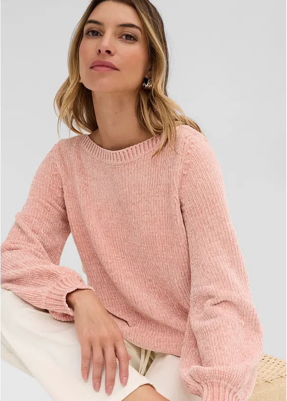 Chenille-Longpullover, bonprix
