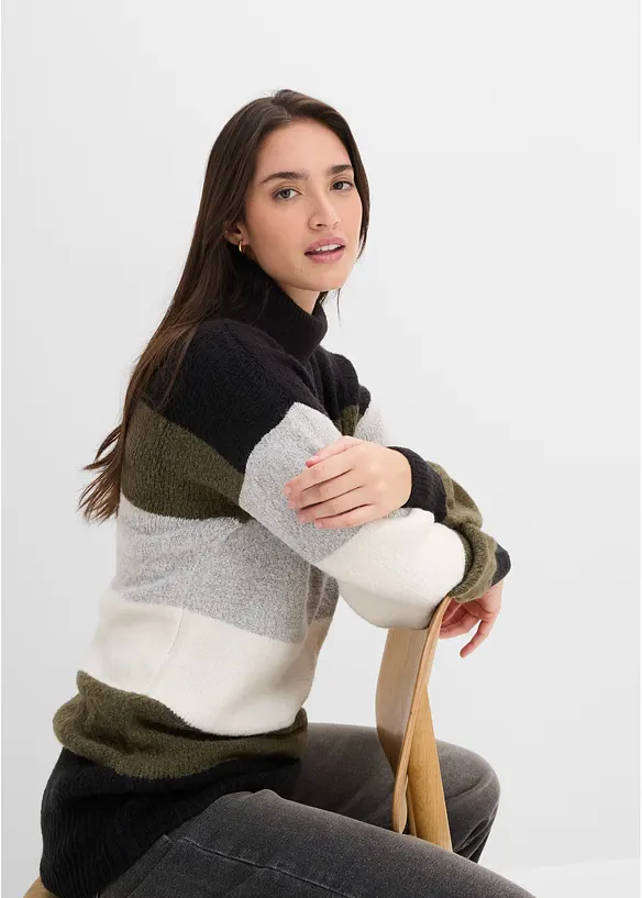 Robe en maille, bonprix