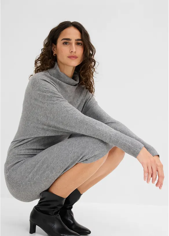 Strickkleid aus Viskose-Mix, bonprix