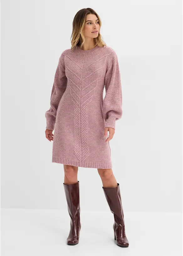 Robe en maille, bonprix