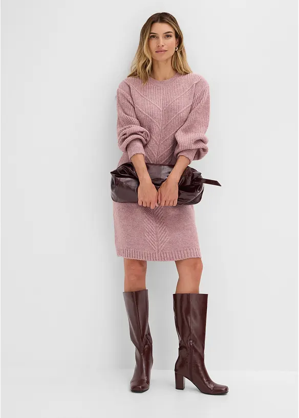 Robe en maille, bonprix