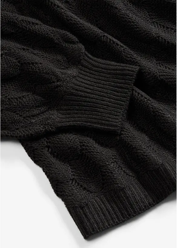 Pull en maille ajour&eacute;e, bonprix
