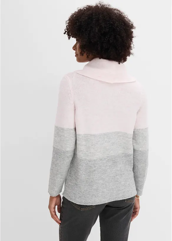 Pull &agrave; col roul&eacute;, bonprix