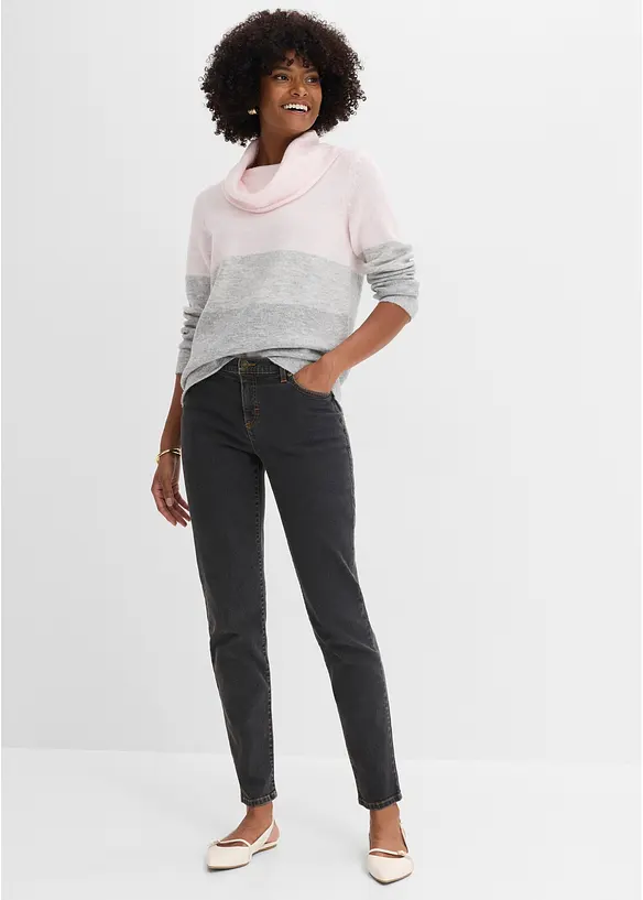 Pull &agrave; col roul&eacute;, bonprix