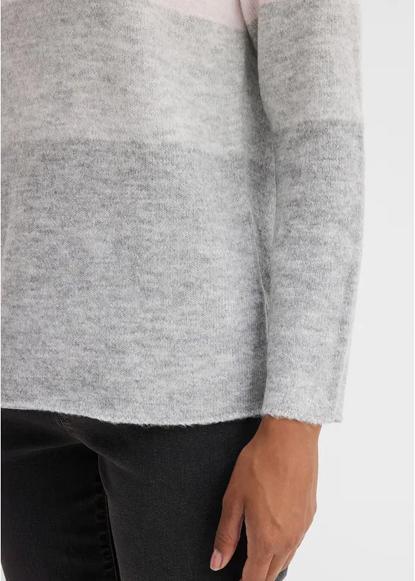 Pull &agrave; col roul&eacute;, bonprix