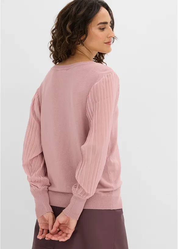 Feinstrickpullover aus softem Viskose-Mix, bonprix