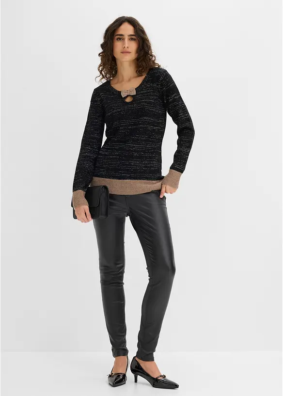 Pull avec n&oelig;ud, bonprix
