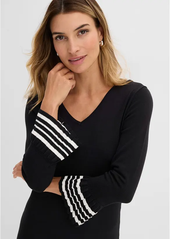 Strickkleid aus weichem Viskose- Mix, bonprix
